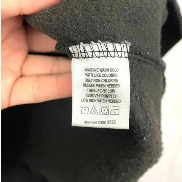 Black Women's Pullover Sweater SMALL Paint Splotted One Point One - Picture 11 of 12